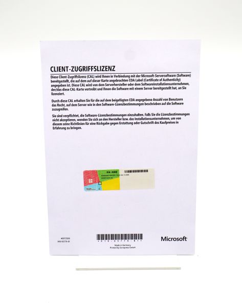 Microsoft Windows Server 2016 User CAL